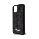 Guess Sequin Script Metal - iPhone 11 Case (Black)