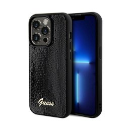 Guess Sequin Script Metal - iPhone 14 Pro Max Case (black)