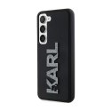 Karl Lagerfeld 3D Rubber Glitter Logo - Samsung Galaxy S23 Case (black)