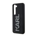 Karl Lagerfeld 3D Rubber Glitter Logo - Samsung Galaxy S23 Case (black)