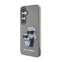 Karl Lagerfeld IML Glitter Karl & Choupette - Case for Samsung Galaxy S24 (black)