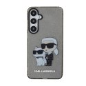 Karl Lagerfeld IML Glitter Karl & Choupette - Case for Samsung Galaxy S24 (black)