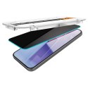 Spigen GLAS.TR EZ FIT Privacy - Tempered glass with privacy filter for iPhone 15 Plus