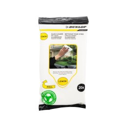 Dunlop - Wet wipes for glass cleaning 20 pcs. (lemon)