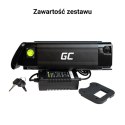 Green Cell - GC Silverfish battery for E-Bike with 24V 10.4Ah 250Wh Li-Ion XLR 3 PIN charger