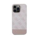 Guess 4G Bottom Stripe Collection - iPhone 15 Pro Max Case (pink)