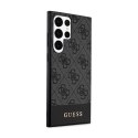 Guess 4G Bottom Stripe Metal Logo Collection - Case for Samsung Galaxy S24 Ultra (black)