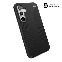 Speck Presidio2 Grip - Case for Samsung Galaxy S24+ (Black/Slate Grey/White)