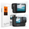 Spigen Glas.TR Slim + Film 2-Set - Glass and film set for GoPro Hero 12 / 11 / 10 / 9 (2 sets)