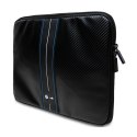 BMW Carbon Blue Stripes Sleeve - Case for a 13" / 14" notebook (black)