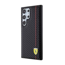 Ferrari Carbon Printed Line - Case Samsung Galaxy S24 Ultra (black)