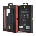 Ferrari Carbon Stitched Bottom - Case for Samsung Galaxy S24 Ultra (black)