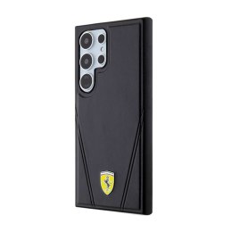 Ferrari Hot Stamp V Lines MagSafe - Samsung Galaxy S24 Ultra case (black)