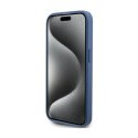 Guess 4G Bottom Stripe Metal Logo Collection - Case for iPhone 15 Pro Max (blue)