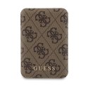 Guess Bundle Pack MagSafe 4G Metal Gold Logo - Case set + Power Bank 5000mAh MagSafe iPhone 15 (pink)