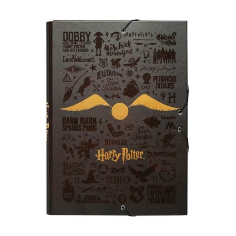Harry Potter - A4 folder / folder with elastic band (24 x 34 cm)