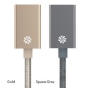 Kanex DuraBraid™ Adapter - USB-C to USB 3.0 type A Aluminium Adapter (Gold)