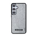 Karl Lagerfeld Rhinestone Metal Logo - Samsung Galaxy S24 Case (Silver)