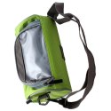 Dunlop - Handlebar bag / bicycle pannier with smartphone pocket (green)