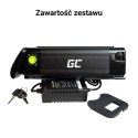 Green Cell - GC Silverfish battery for E-Bike with 24V 11.6Ah 278Wh Li-Ion XLR 3 PIN charger