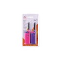 BBQ - Gas lighter for barbecue / kitchen 14 cm 2 pcs. (pink / purple)