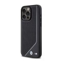 BMW Perforated Twisted Line MagSafe - Case for iPhone 15 Pro (black)