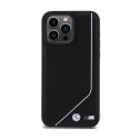 BMW Perforated Twisted Line MagSafe - Case for iPhone 15 Pro (black)