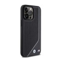 BMW Perforated Twisted Line MagSafe - Case for iPhone 15 Pro (black)