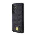 Ferrari Carbon Stitched Bottom - Case for Samsung Galaxy S24+ (black)