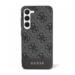 Guess 4G Bottom Stripe Metal Logo Collection - Samsung Galaxy S24 Case (black)