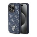 Guess 4G Triangle Metal Logo - Case for iPhone 15 Pro Max (blue)