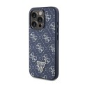 Guess 4G Triangle Metal Logo - Case for iPhone 15 Pro Max (blue)