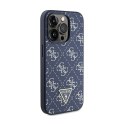 Guess 4G Triangle Metal Logo - Case for iPhone 15 Pro Max (blue)