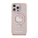 Hello Kitty Ring Stand Glitter Electrop Logo MagSafe - Case iPhone 15 Pro Max (pink)