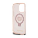 Hello Kitty Ring Stand Glitter Electrop Logo MagSafe - Case iPhone 15 Pro Max (pink)