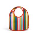 BUILT Mess Mate Set of 2 baby bib (Baby Pink Stripe)