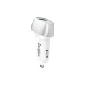 Energizer Ultimate - USB-C & USB-A 38W PD + QC3.0 car charger (White / Silver)