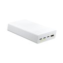 Green Cell PowerPlay20s - Power Bank 20000 mAh with USB-A QuickCharge 3.0 fast charging and 2x USB-C Power Delivery 22.5W (white