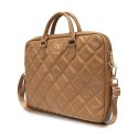 Guess Quilted 4G Computer Bag - Laptop bag 15" / 16" (brown)