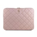 Guess Quilted 4G Sleeve - Notebook Case 15" / 16" (pink)