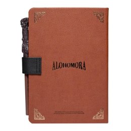 Harry Potter - A5 notebook / Notes with wand-shaped pen