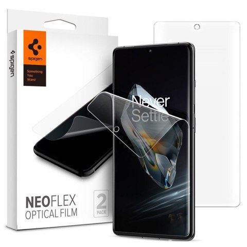 Spigen Neo Flex 2-Pack - Protective film 2 pcs for OnePlus 12 (Transparent)