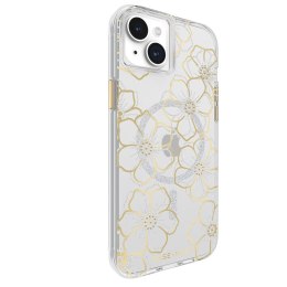 Case-Mate Floral Gems MagSafe - iPhone 15 Plus Case (Gold)