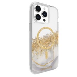 Case-Mate Karat MagSafe - Gold Decorated iPhone 15 Pro Max Case (Marble)