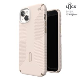 Speck Presidio2 Grip ClickLock & Magsafe - Case for iPhone 15 Plus / iPhone 14 Plus (Bleached Bone / Heirloom Gold / Hazel Brown