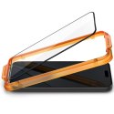 Spigen Alm Glass FC 2-Pack - Toughened Glass for iPhone 15 Pro Max 2pc (Black Frame)
