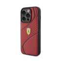 Ferrari Twist Metal Logo - Case for iPhone 15 Pro (Red)