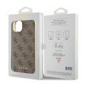 Guess 4G Charms Collection - iPhone 15 Case (brown)