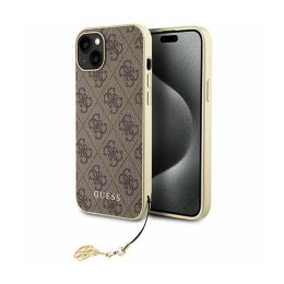 Guess 4G Charms Collection - iPhone 15 Plus Case (brown)