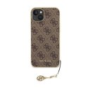 Guess 4G Charms Collection - iPhone 15 Plus Case (brown)